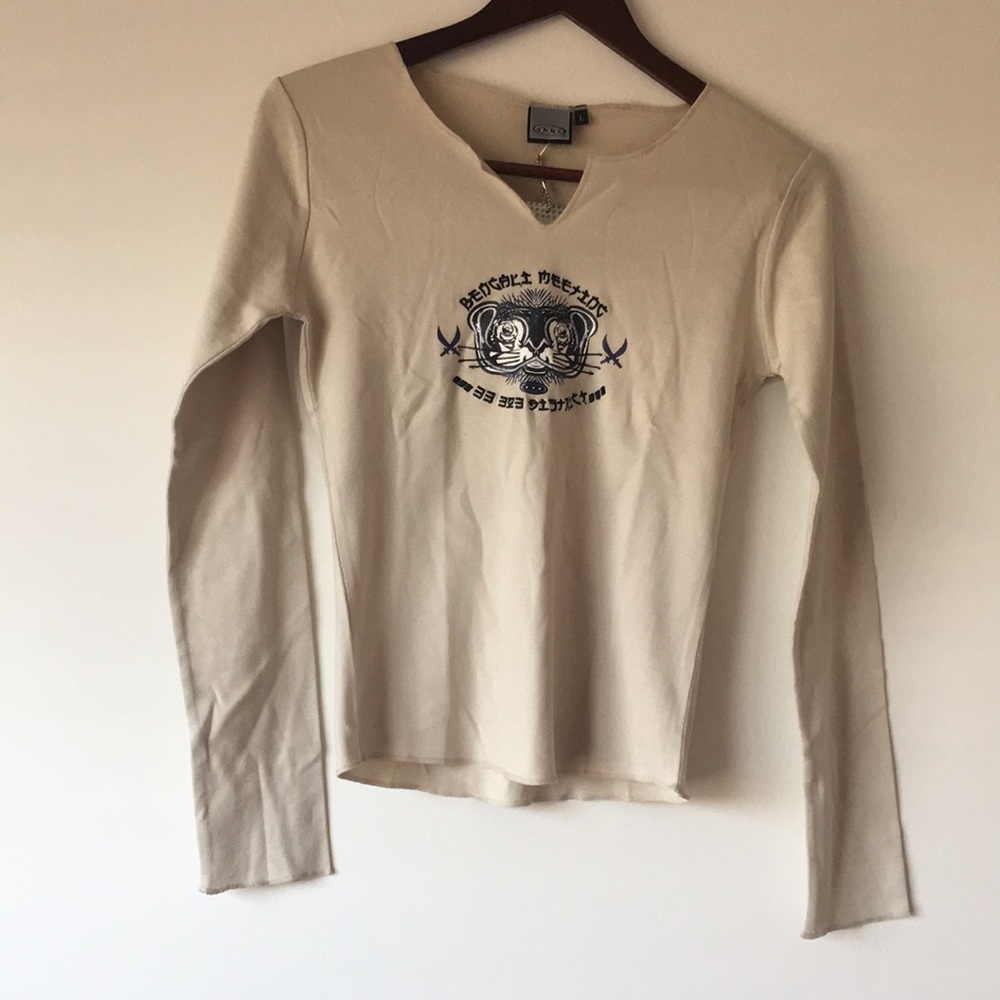 Rare French DDP  tiger long shirt